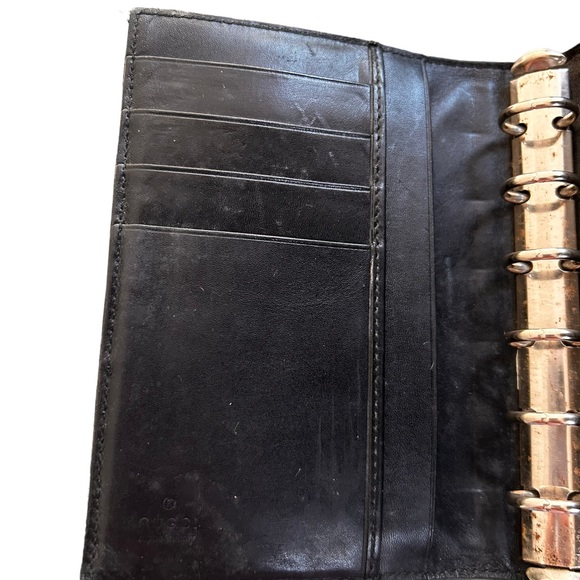 Gucci Black Leather Agenda/Organizer - Picture 4 of 8
